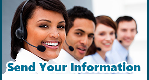 send your information